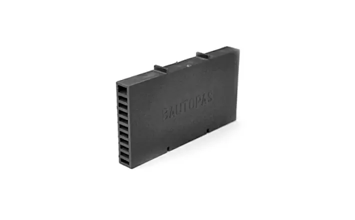 Вентиляционно-осушающая коробочка BAUT темно-серая, 115х60х12 мм Вентиляционно-осушающая коробочка BAUT темно-серая, 115х60х12 мм фото