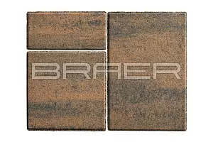 Тротуарная плитка Braer Старый город Ландхаус Color Mix Техас 60 мм фотография