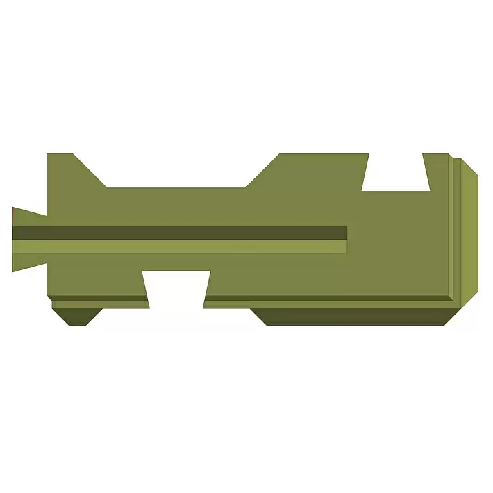 Забор BRICK Блок угловой примыкание правый оливковый купить в "Строй-Ресурсе"