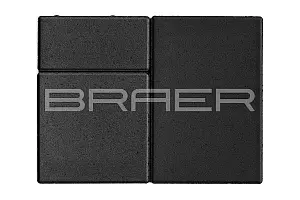Тротуарная плитка Braer Старый город Ландхаус черная 80 мм фотография