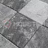 Тротуарная плитка Квадрат 1к5ф Нобетек 400х400х50 Колормикс 5 антрацит купить в "Строй-Ресурсе"