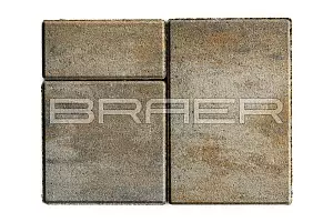 Тротуарная плитка Braer Старый город Ландхаус Color Mix Песчаник 60 мм фотография