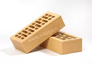 Кирпич лицевой Воротынск М175 1,0НФ соломенный (утолщ. лиц. стенка) купить в "Строй-Ресурсе"