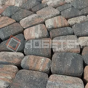 Тротуарная плитка Классика 1КЛ6ф Нобетек Колормикс 29 вулкан купить в "Строй-Ресурсе"