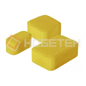 Тротуарная плитка Новая Классика 1НКЛ5ф Нобетек желтая верхний прокрас на сером ц. купить в "Строй-Ресурсе"