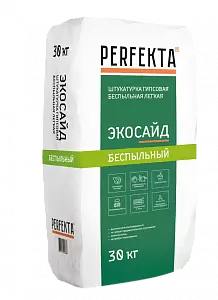 Штукатурка гипсовая Perfekta Экосайд беспыльная легкая, 30 кг купить в "Строй-Ресурсе"