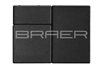 Тротуарная плитка Braer Старый город Ландхаус черная 80 мм купить в "Строй-Ресурсе"