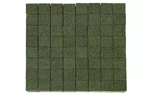 Тротуарная плитка Braer Лувр гранит зеленый 100*100 фотография