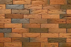 Кирпич облицовочный (промо) BRAER Браер кладка 1, кора дуба, 0,7 НФ фотография