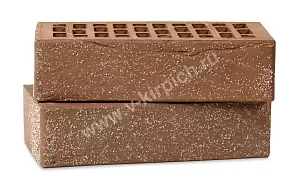 Кирпич лицевой Воротынск М150 1,0НФ терракотовый винтаж кварц мелкий (утолщ. лиц. стенка) купить в "Строй-Ресурсе"