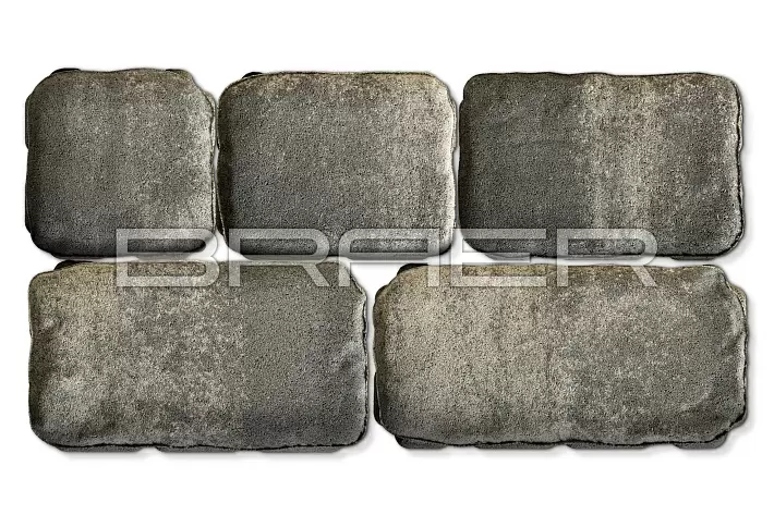 Тротуарная плитка Braer Ривьера Color Mix Туман купить в "Строй-Ресурсе"