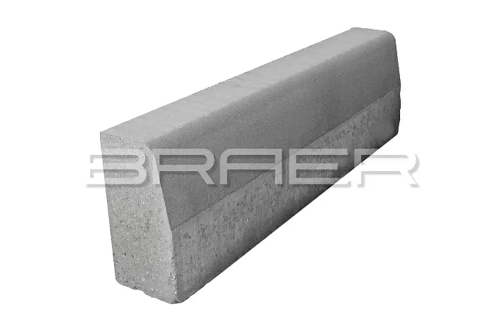 Бордюрный камень BRAER БР100.30.15 серый купить в "Строй-Ресурсе"