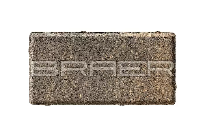 Тротуарная плитка Braer Прямоугольник Color mix Каштан 200*100*60 купить в "Строй-Ресурсе"