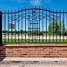 Забор BRICK Блок угловой левый венге купить в "Строй-Ресурсе"