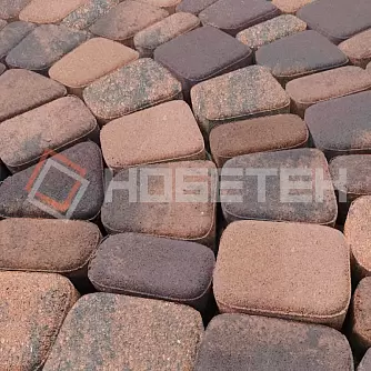 Тротуарная плитка Классика 1КЛ6ф Нобетек Колормикс 15 терракот купить в "Строй-Ресурсе"