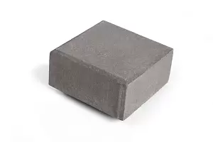 Тротуарная плитка Квадрат "Антик" 3к8ф Нобетек 140х140х80 серая полный прокрас на сером ц. купить в "Строй-Ресурсе"