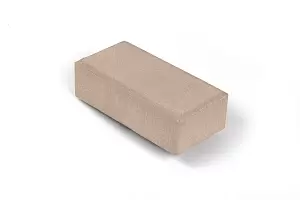 Брусчатка 2П6ф Нобетек 200*100*60 Песочный верхний прокрас на белом ц. купить в "Строй-Ресурсе"