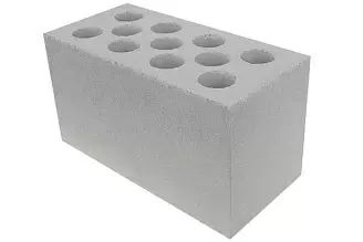 Камень силикатный лицевой Могилевский КСИ М200 2,1НФ  белый упакованный купить в "Строй-Ресурсе"