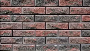 Забор BRICK Блок рядовой доборный ColorMix красный-графит купить в "Строй-Ресурсе"