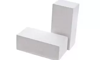 Кирпич силикатный лицевой полнотелый утолщенный белый упакованный М200 Могилевский КСИ купить в "Строй-Ресурсе"