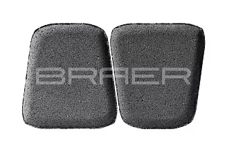 Тротуарная плитка Braer Классико круговая Серый фотография