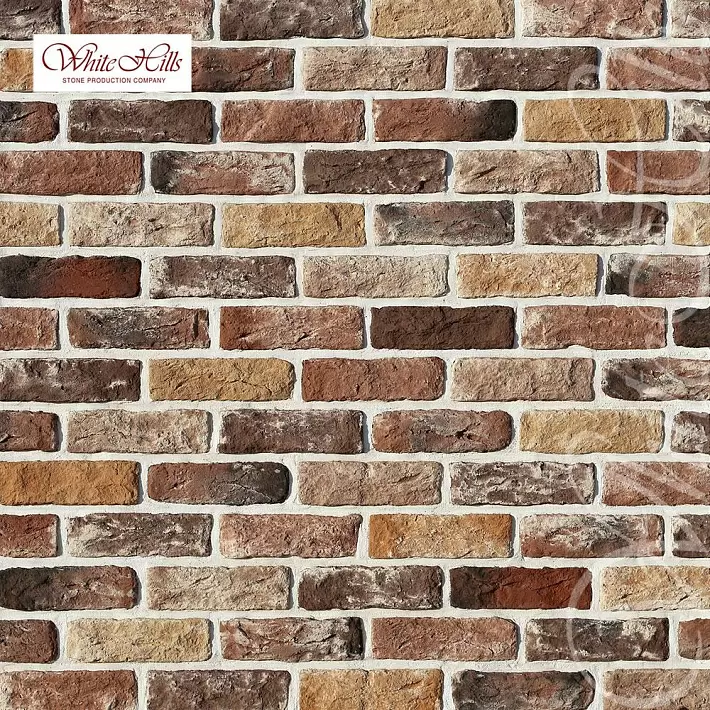 Искусственный камень White Hills Брюгге Брик 318-90 DESIGN купить в "Строй-Ресурсе"