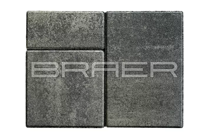 Тротуарная плитка Braer Старый город Ландхаус Color Mix Вечер 80 мм купить в "Строй-Ресурсе"