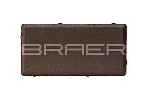 Тротуарная плитка Braer Прямоугольник коричневый 200*100*40 фотография