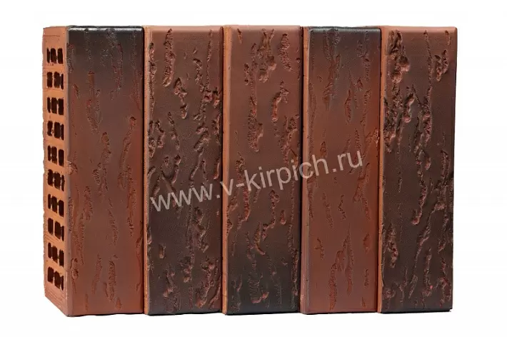 Кирпич лицевой Воротынск М150 1,0НФ кортен флеш руст (утолщ. лиц. стенка) купить в "Строй-Ресурсе"
