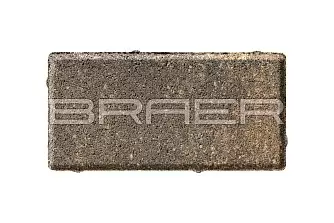 Тротуарная плитка Braer Прямоугольник Color mix Каштан 200*100*40 купить в "Строй-Ресурсе"