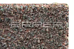 Тротуарная плитка Braer Лувр гранит красный 100*100 б.ц. фотография