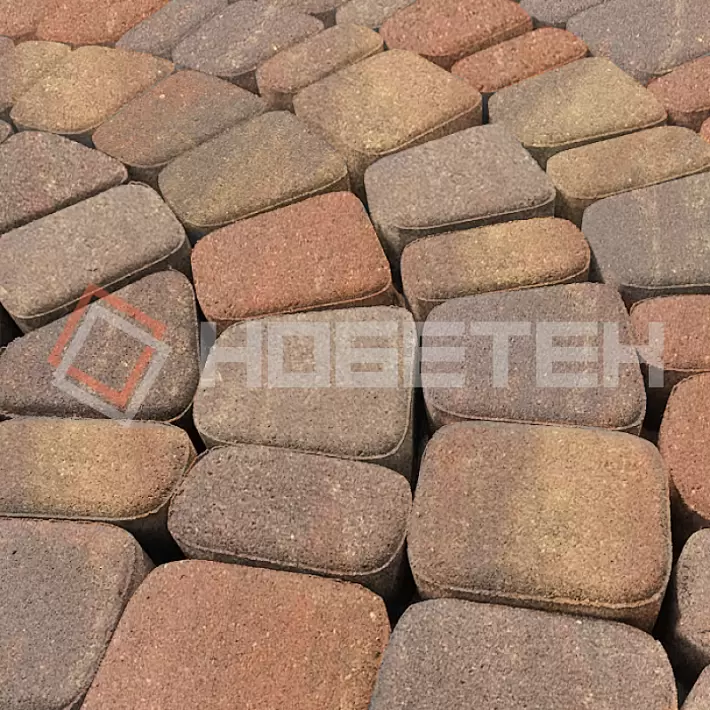 Тротуарная плитка Классика 1КЛ6ф Нобетек Колормикс 27 карамель купить в "Строй-Ресурсе"