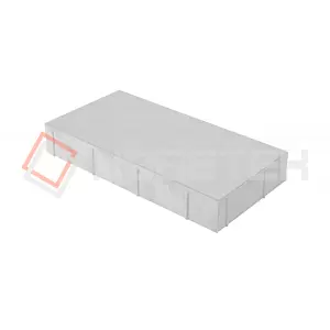 Брусчатка 4П6ф Нобетек 400*200*60 белая верхний прокрас на белом ц. купить в "Строй-Ресурсе"