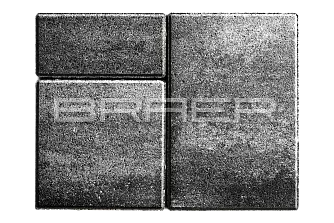 Тротуарная плитка Braer Старый город Ландхаус Color Mix Ночь 80 мм купить в "Строй-Ресурсе"