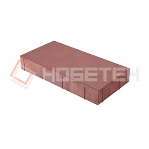 Брусчатка 4П6ф Нобетек 400*200*60 красная верхний прокрас на сером ц. купить в "Строй-Ресурсе"