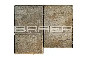 Тротуарная плитка Braer Старый город Венусбергер Color Mix Песчаник 40 мм фотография