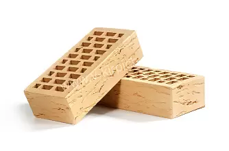 Кирпич лицевой Воротынск М175 1,0НФ соломенный руст (утолщ. лиц. стенка) купить в "Строй-Ресурсе"