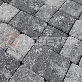 Тротуарная плитка Новая классика 1НКЛ5ф Нобетек Колормикс 5 антрацит купить в "Строй-Ресурсе"