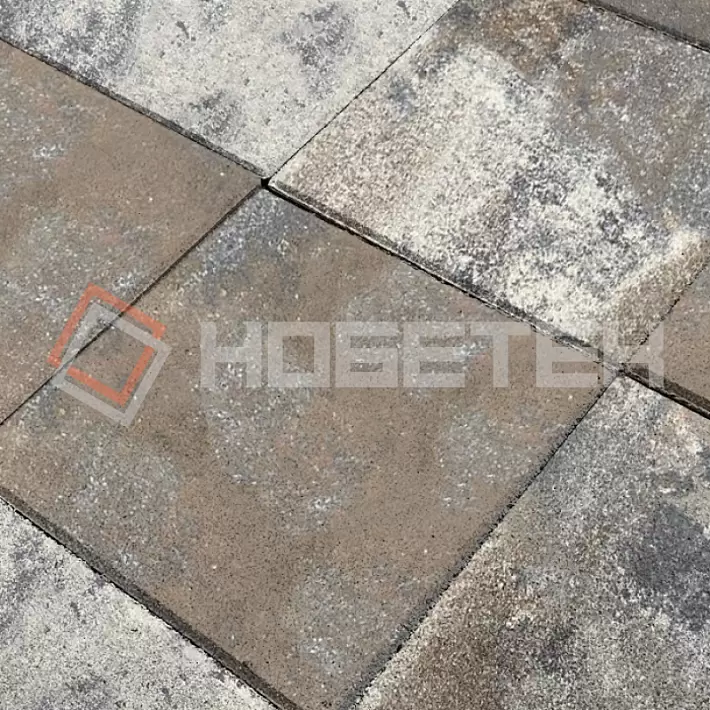 Тротуарная плитка Квадрат 2к5ф Нобетек 300х300х50 Колормикс 8 гранит купить в "Строй-Ресурсе"
