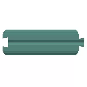 Забор BRICK Блок рядовой  изумруд купить в "Строй-Ресурсе"