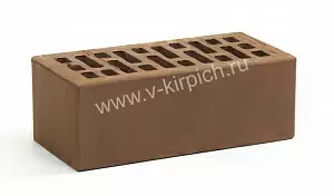 Кирпич лицевой Воротынск М150 1,4НФ коричневый (утолщ. лиц. стенка) купить в "Строй-Ресурсе"