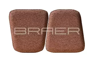 Тротуарная плитка Braer Классико круговая Винный фотография