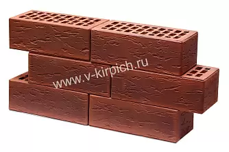 Кирпич лицевой Воротынск М150 1,4НФ кортен руст (утолщ. лиц. стенка) купить в "Строй-Ресурсе"