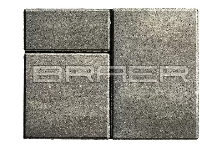 Тротуарная плитка Braer Старый город Ландхаус Color Mix Туман 60 мм ТЕСТ купить в "Строй-Ресурсе"