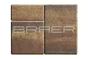 Тротуарная плитка Braer Старый город Ландхаус Color Mix Мальва 1 60 мм фотография