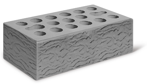 Кирпич лицевой Керма М150 1,4НФ Серебро риф ут. ст. купить в "Строй-Ресурсе"