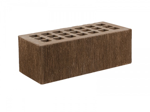 Кирпич лицевой Железногорский 1,4НФ темно-коричневый бархат купить в "Строй-Ресурсе"