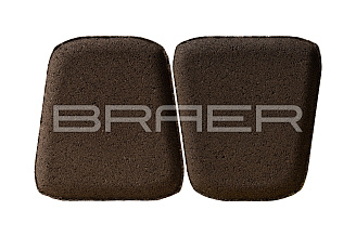 Тротуарная плитка Braer Классико круговая Коричневый фотография