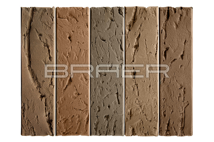 Кирпич лицевой BRAER М150 0,7НФ БРАЕР кладка кора дуба купить в "Строй-Ресурсе"