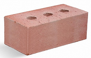 Кирпич рядовой полнотелый полуторный с тех. отверстиями М175 Тула купить в "Строй-Ресурсе"